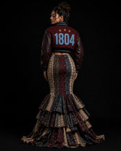 Load image into Gallery viewer, Haiti Cropped Varsity Jacket
