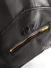 Load image into Gallery viewer, Men's leather moto jacket