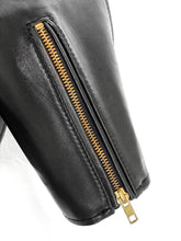 Load image into Gallery viewer, Men's leather moto jacket