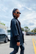Load image into Gallery viewer, Leather Bomber Kimono