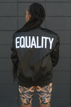 Load image into Gallery viewer, SATIN EQUALITY BOMBER JACKET