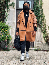 Load image into Gallery viewer, COGNAC CONVERTIBLE COAT