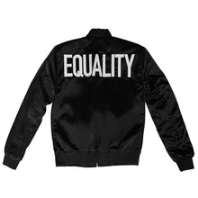 Load image into Gallery viewer, SATIN EQUALITY BOMBER JACKET