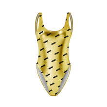 Load image into Gallery viewer, GOLD COOL PATTERN ONE-PIECE SWIMSUIT