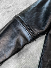 Load image into Gallery viewer, Leather Bomber Kimono