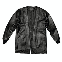 Load image into Gallery viewer, Leather Bomber Kimono
