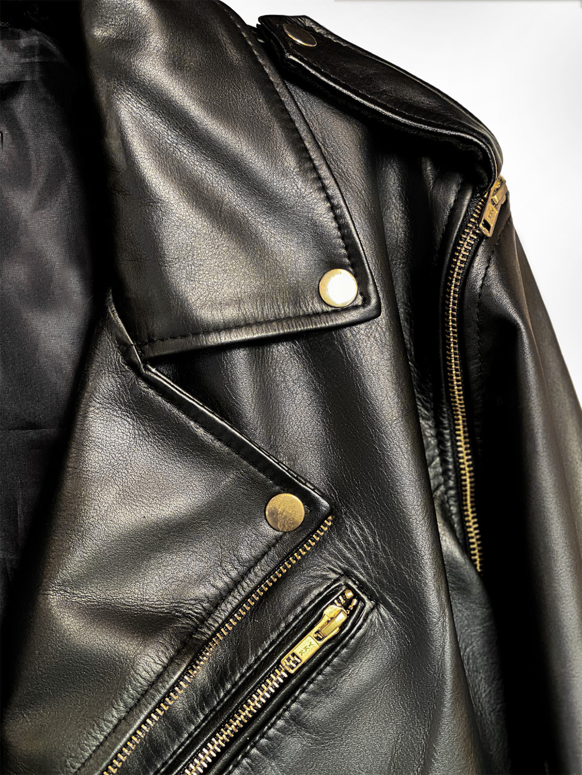 ohotoro 】leather midi coat