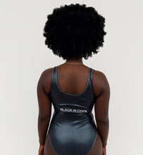 Load image into Gallery viewer, BLACK IS COOL ONE-PIECE SWIMSUIT
