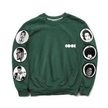 Load image into Gallery viewer, Cool Icons Crewneck Sweatshirt with Patches
