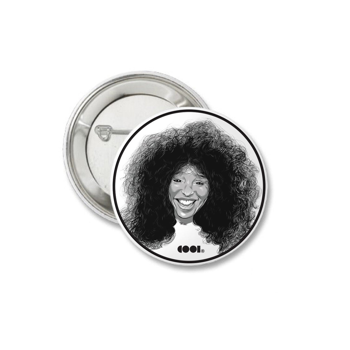 Chaka pin back button – #CreateOutOfLove