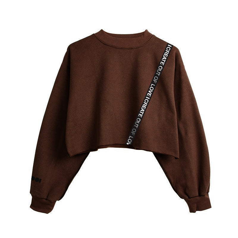 Mocha crewneck best sale