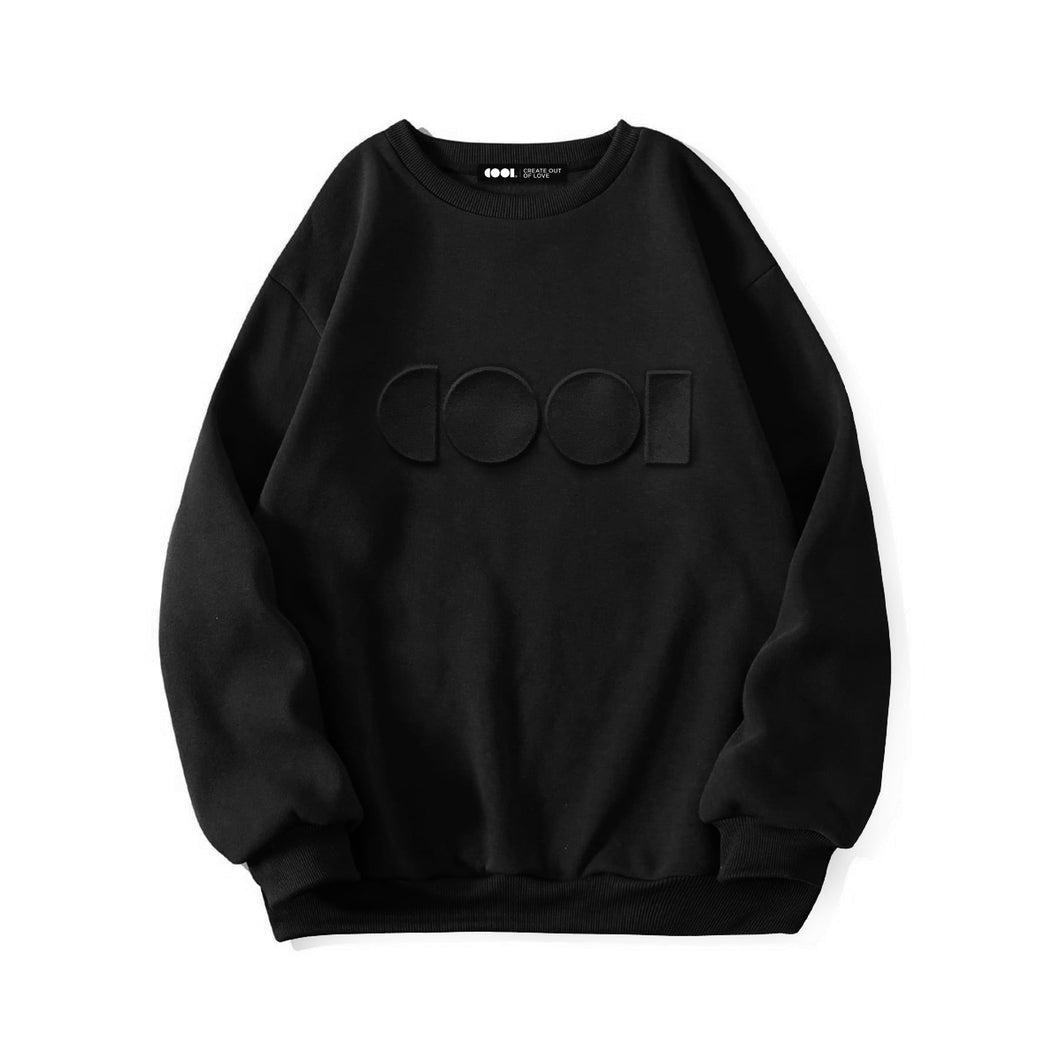 Embossed Crewneck Sweatshirt