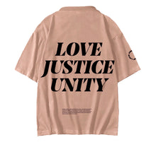 Load image into Gallery viewer, LATTE Love Unity Justice Shirt
