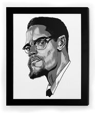 Load image into Gallery viewer, Malcolm X Icon Collectible Framed Art
